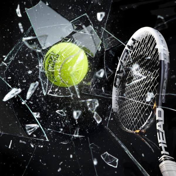 Photograph Lee George Hacker Tennis Smash on One Eyeland
